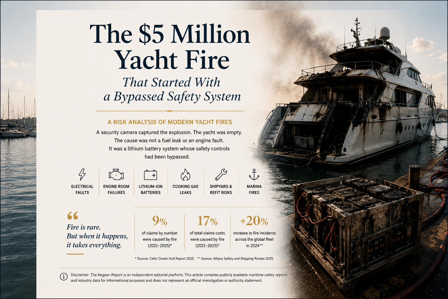The $5 Million Yacht Fire That Started With a Bypassed Safety System